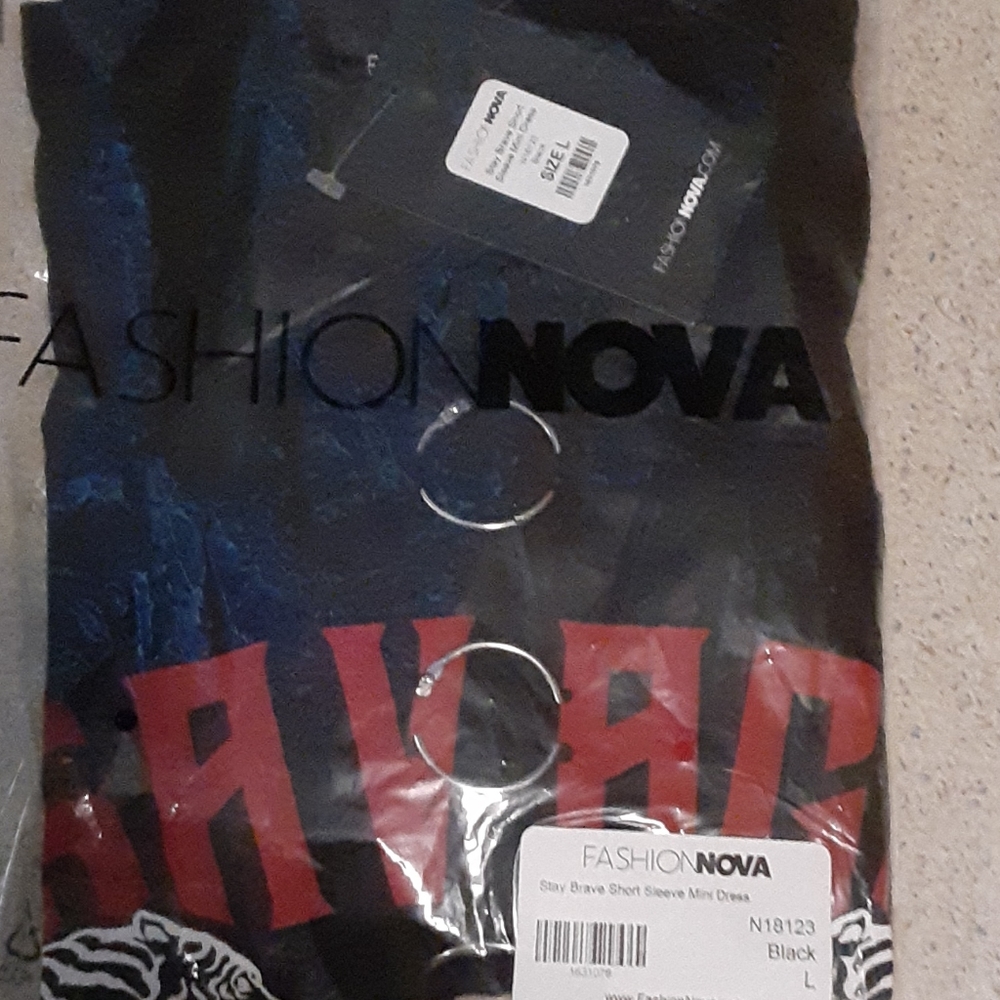 Savage chain detail fashion Nova dress